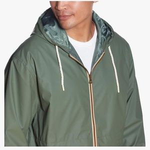 Weatherproof Vintage Mens Lightweight Waterproof Hooded Rain Jacket Windbreaker